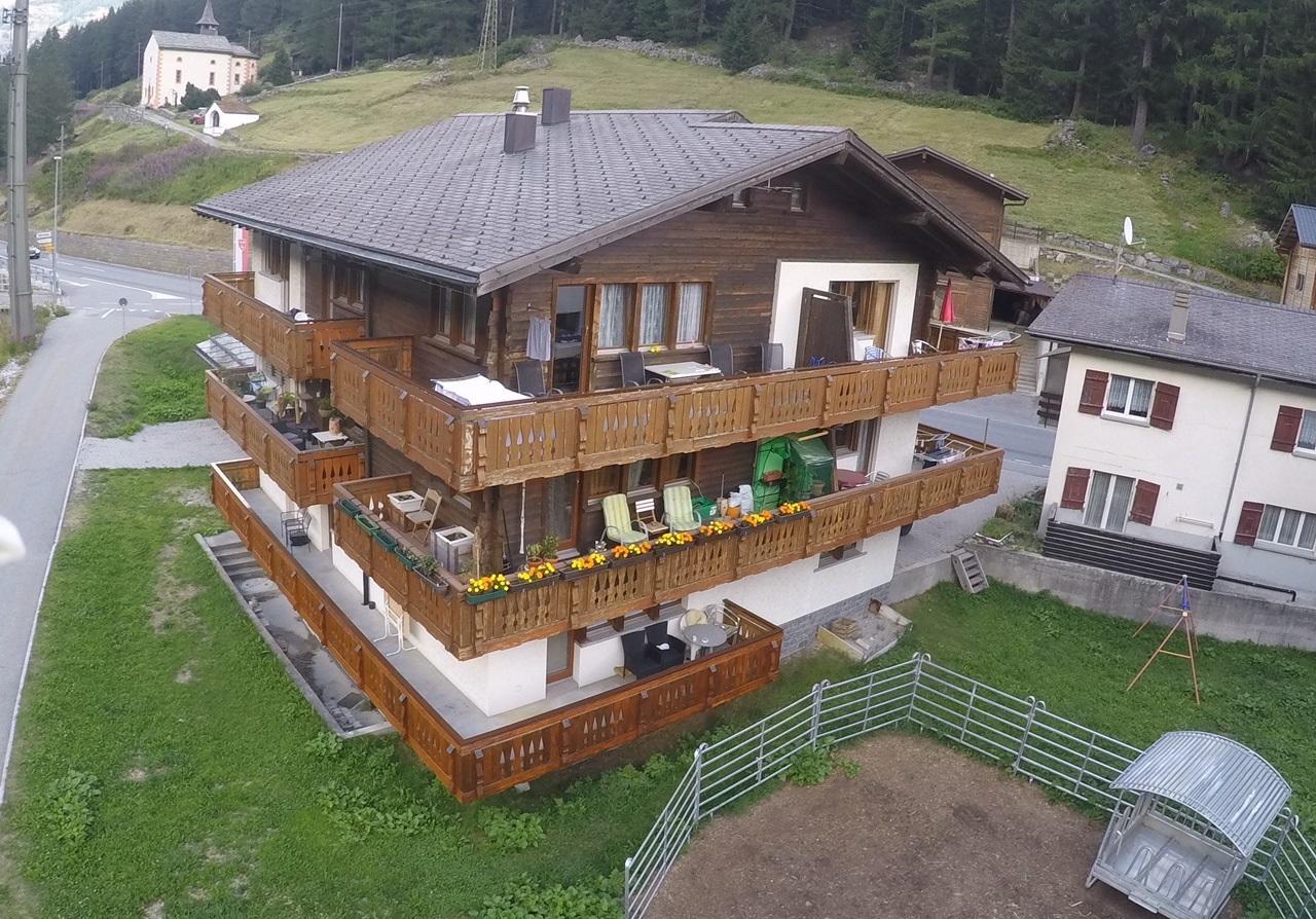 Ferienwohnung Silberdistel, Saastalstrasse 178 Bagian luar foto